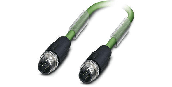 10032645 - 2m PVC Cable, 4pin, D-Coded, m